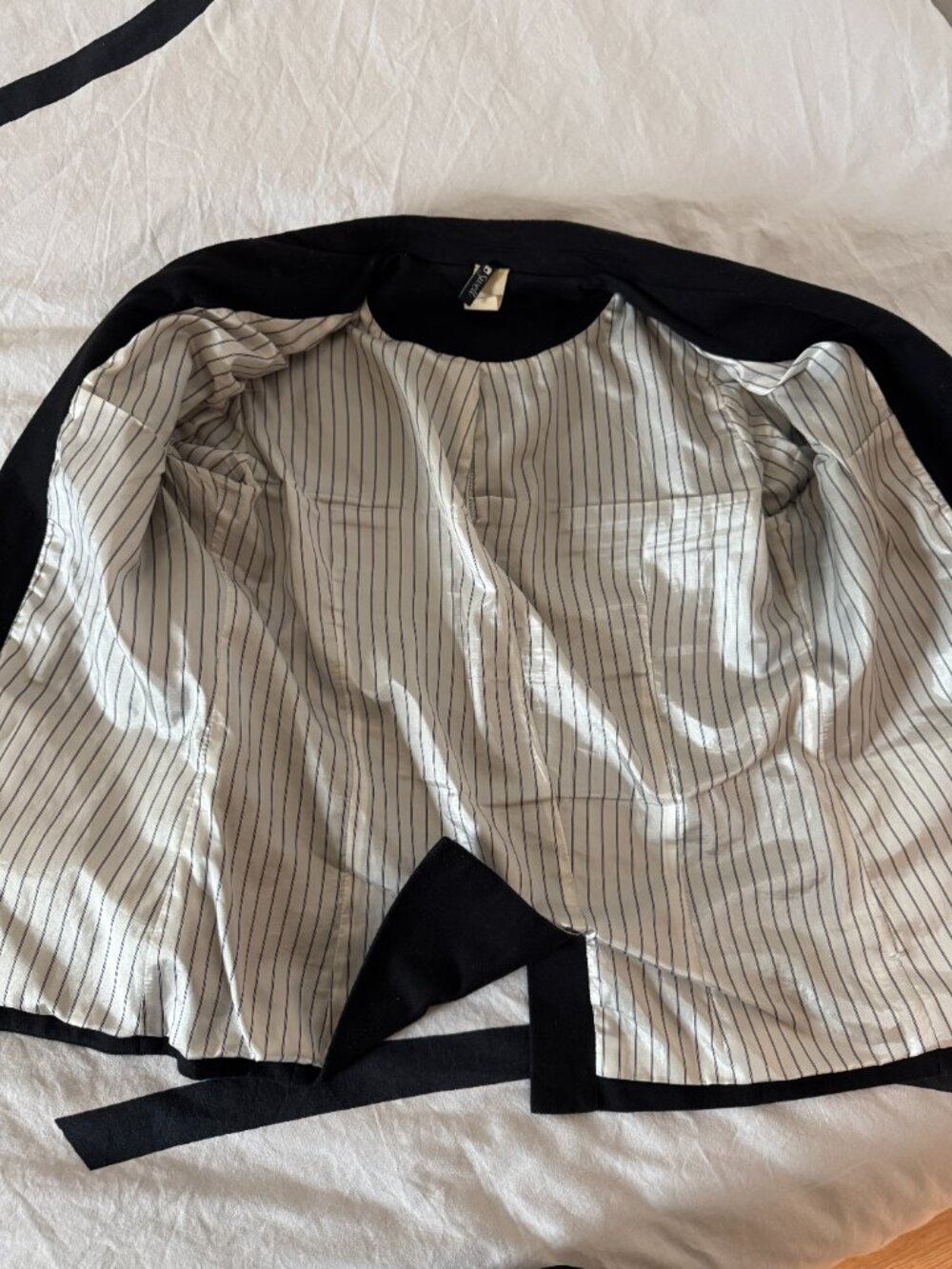 Swell Blazing Contrast Blazer With Elbow Patches Sz L - Picture 5 of 6
